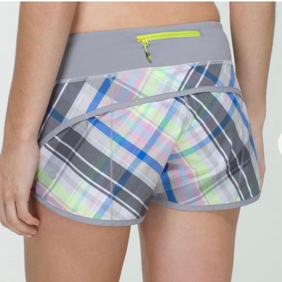 Lululemon Run; Speed Short *2-way
Stretch Plaid - Picture 1 of 7